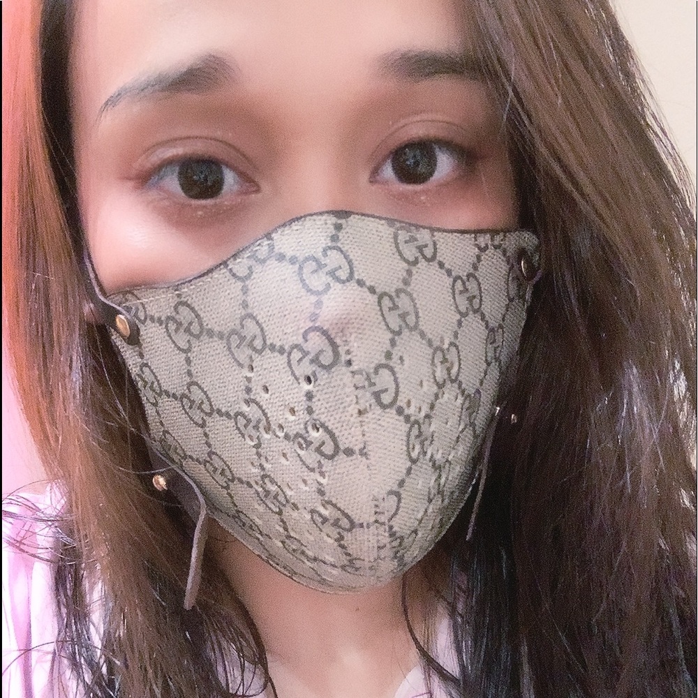 Leather face mask